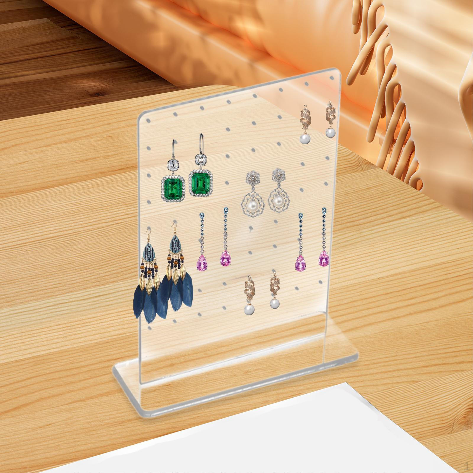 Акриловый держатель для сережек, стойка для хранения гвоздиков, 72 отверстия Transparent
Акриловый держатель для сережек, стойка для хранения гвоздиков, 72 отверстия Transparent