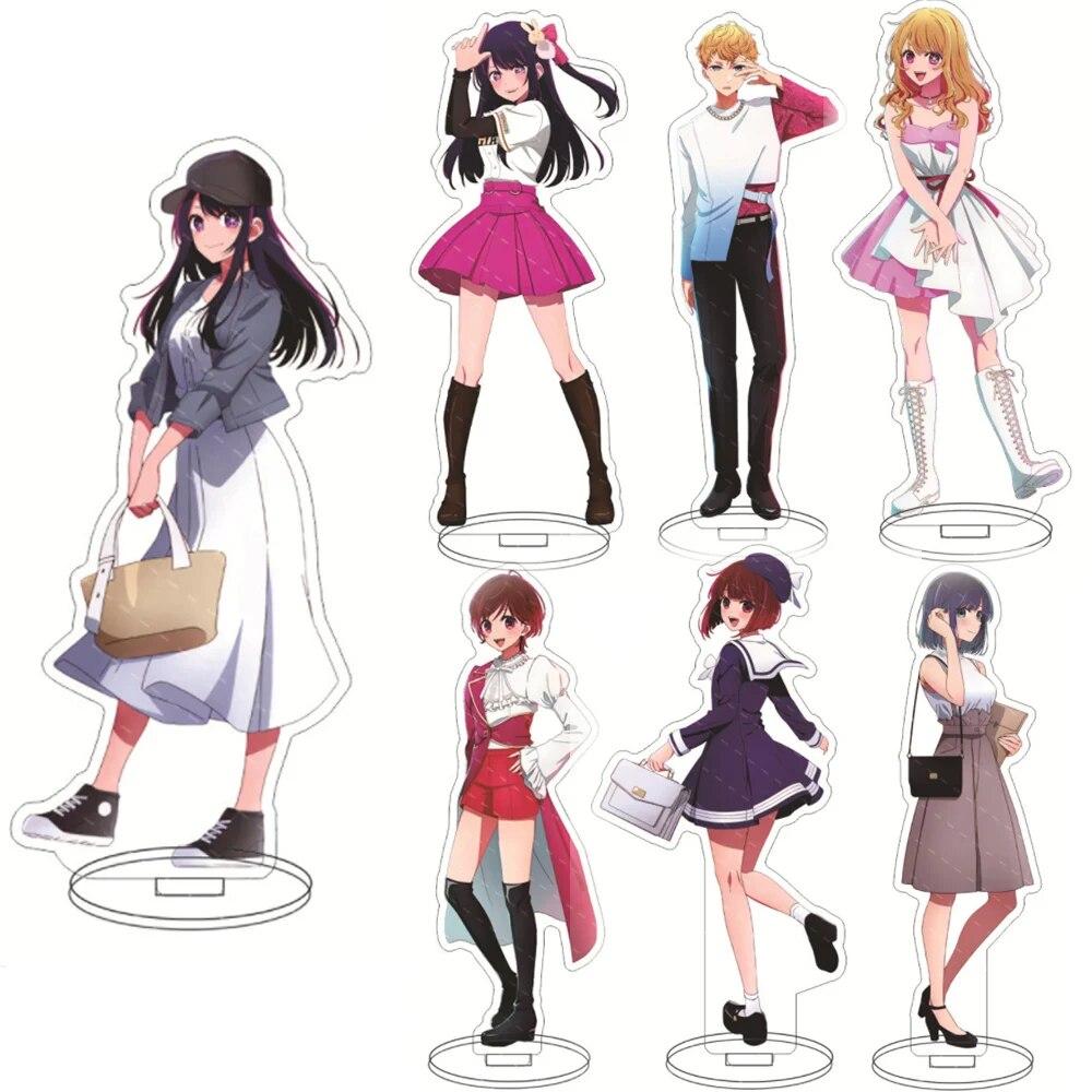 Аниме OSHI NO KO, подарочные игрушки, фигурки, акриловая подставка, Hoshino Akuamarin, модная модная девушка, Hoshino Ai, модели, тарелка, стоящий орнамент
Аниме OSHI NO KO, подарочные игрушки, фигурки, акриловая подставка, Hoshino Akuamarin, модная модная девушка, Hoshino Ai, модели, тарелка, стоящий орнамент