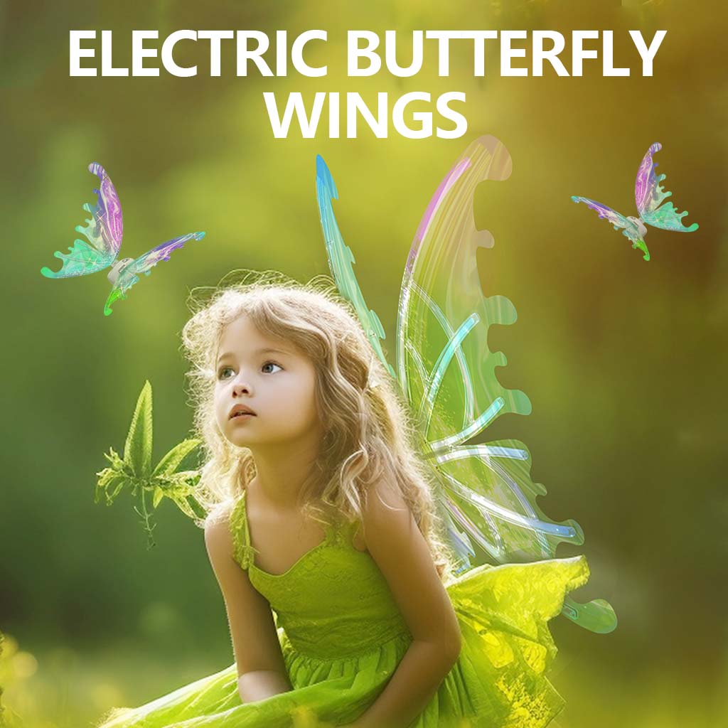 Electric Fairy Wings with LED Lights for Kids Girls,Lighting Butterfly Wings for Party,Christmas Accessory Type A
Electric Fairy Wings with LED Lights for Kids Girls,Lighting Butterfly Wings for Party,Christmas Accessory Type A