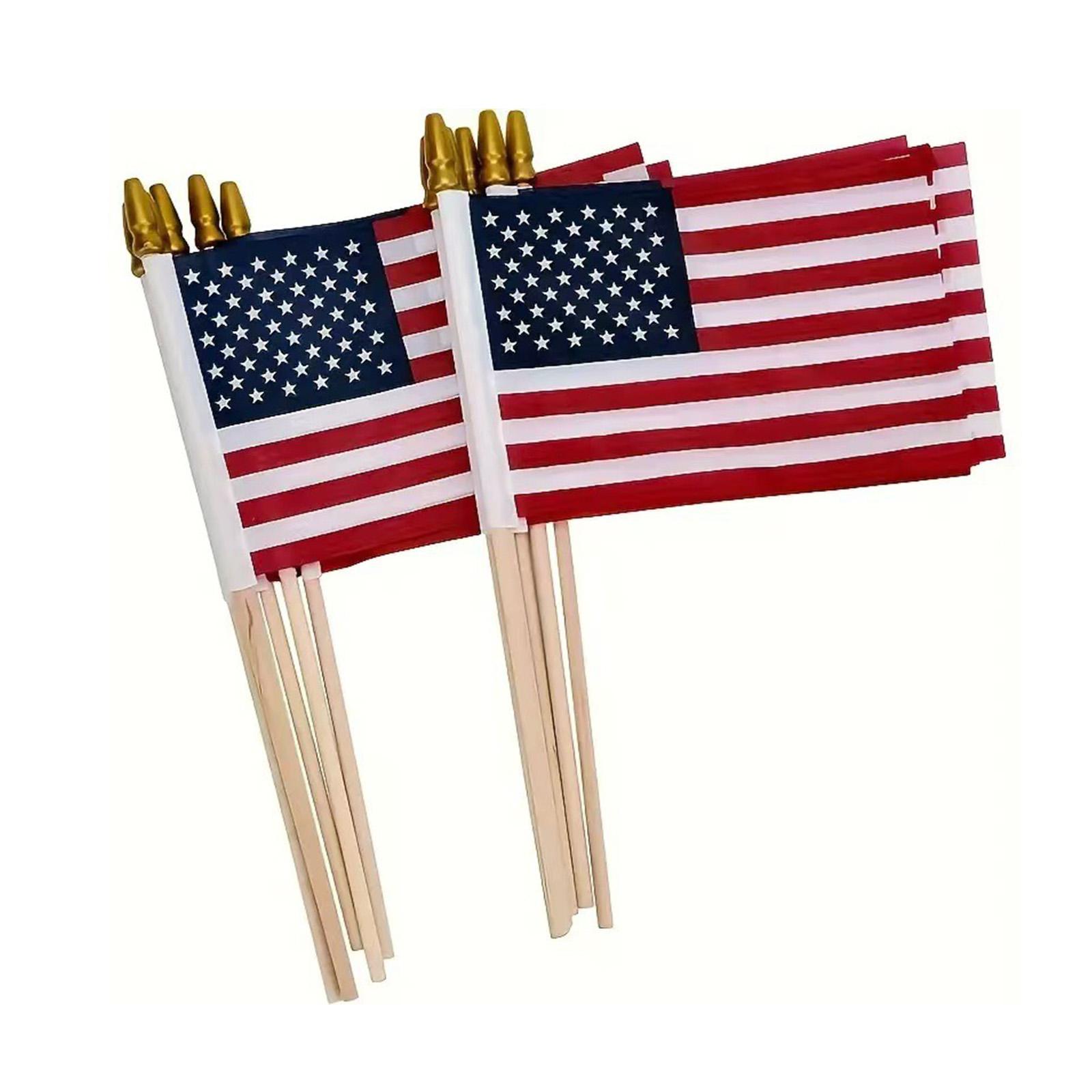 24 Pack Handheld Flag Set with Wooden Poles and Gold Plastic Spear Tops 15cm Polyester Flags for Events and Decorations One Size красный
24 Pack Handheld Flag Set with Wooden Poles and Gold Plastic Spear Tops 15cm Polyester Flags for Events and Decorations One Size красный