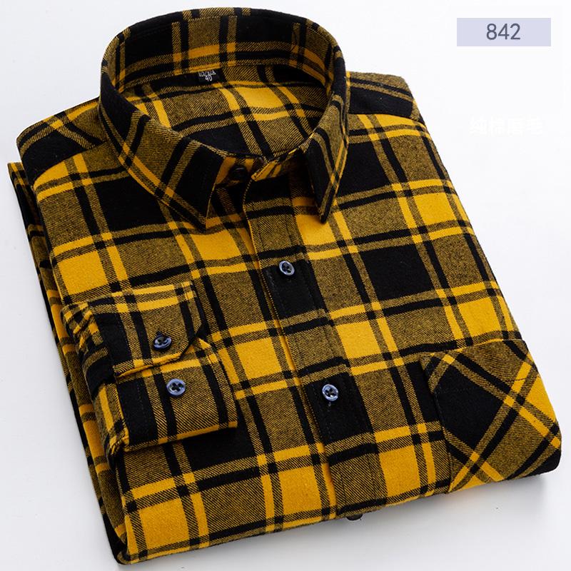 Cotton Flannel Mens Checkered Shirts Long Sleeve Soft Plaid Shirt for Men Leisure Classical Vintage Comfortable Man Clothing New 38
Cotton Flannel Mens Checkered Shirts Long Sleeve Soft Plaid Shirt for Men Leisure Classical Vintage Comfortable Man Clothing New 38