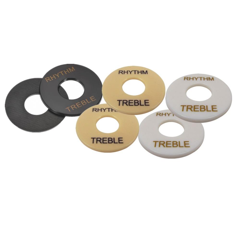 FLEOR 6pcs Guitar Toggle Switch Plate Rhythm Treble Washer Ring for LP/SG Style Electric Guitar
FLEOR 6pcs Guitar Toggle Switch Plate Rhythm Treble Washer Ring for LP/SG Style Electric Guitar
