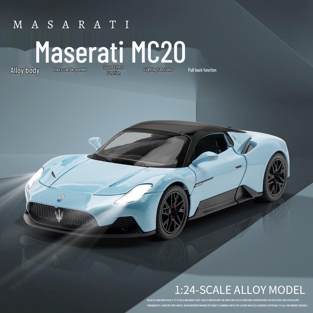 Foam Boxed 1:24 Masha MC20 Alloy Car Model with Pull-Back, Sound & Light Features for Kids.
Foam Boxed 1:24 Masha MC20 Alloy Car Model with Pull-Back, Sound & Light Features for Kids.