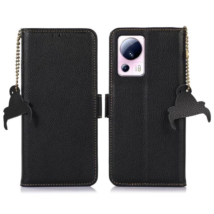 For Xiaomi 13 Lite / Civi 2 5G Genuine Leather Phone Cover RFID Blocking Wallet Stand Anti-drop Phone Case
For Xiaomi 13 Lite / Civi 2 5G Genuine Leather Phone Cover RFID Blocking Wallet Stand Anti-drop Phone Case