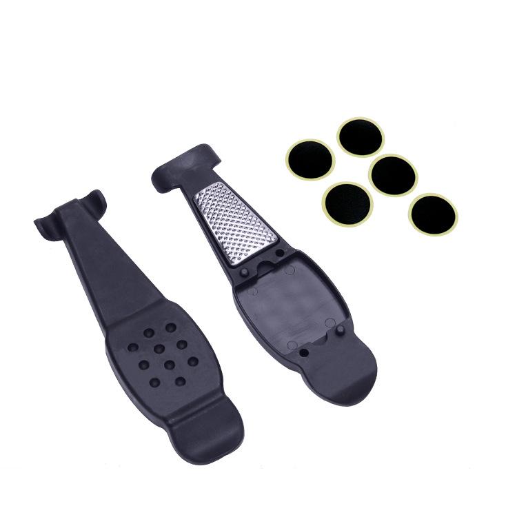 Bike Tire Repair Kit, Self-Adhesive Bike Tire Patch Kit, Metal Rasp and Tire Lever, Bike Patch Kit for Mountain and Road Bike чорний
Bike Tire Repair Kit, Self-Adhesive Bike Tire Patch Kit, Metal Rasp and Tire Lever, Bike Patch Kit for Mountain and Road Bike чорний