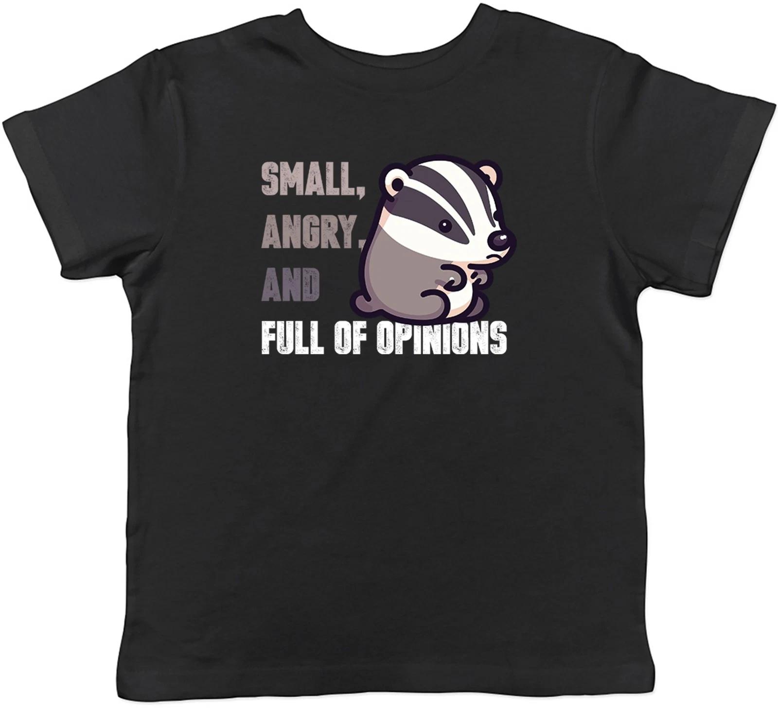 Small Angry and Full of Opinions Funny Badger Kids T-Shirt Boys Girls Gift 110
Small Angry and Full of Opinions Funny Badger Kids T-Shirt Boys Girls Gift 110