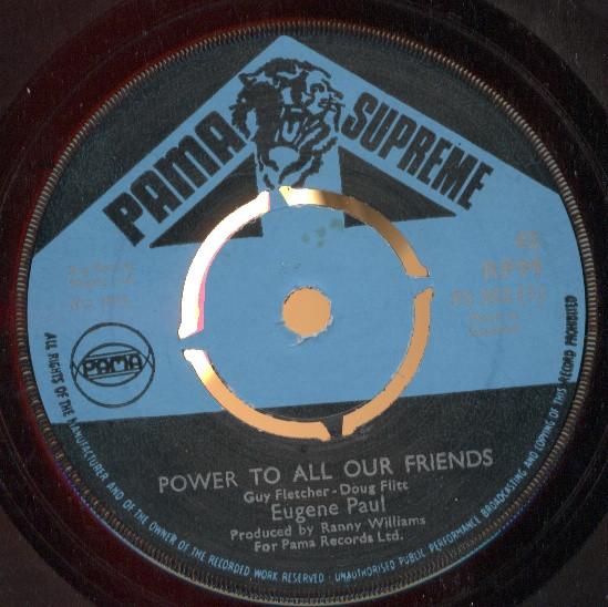 7-дюймовая пластинка EUGENE PAUL Power To All Our Friends PS382 Pama Supreme 1972 UK Регги Ска Даб Б/у
7-дюймовая пластинка EUGENE PAUL Power To All Our Friends PS382 Pama Supreme 1972 UK Регги Ска Даб Б/у
