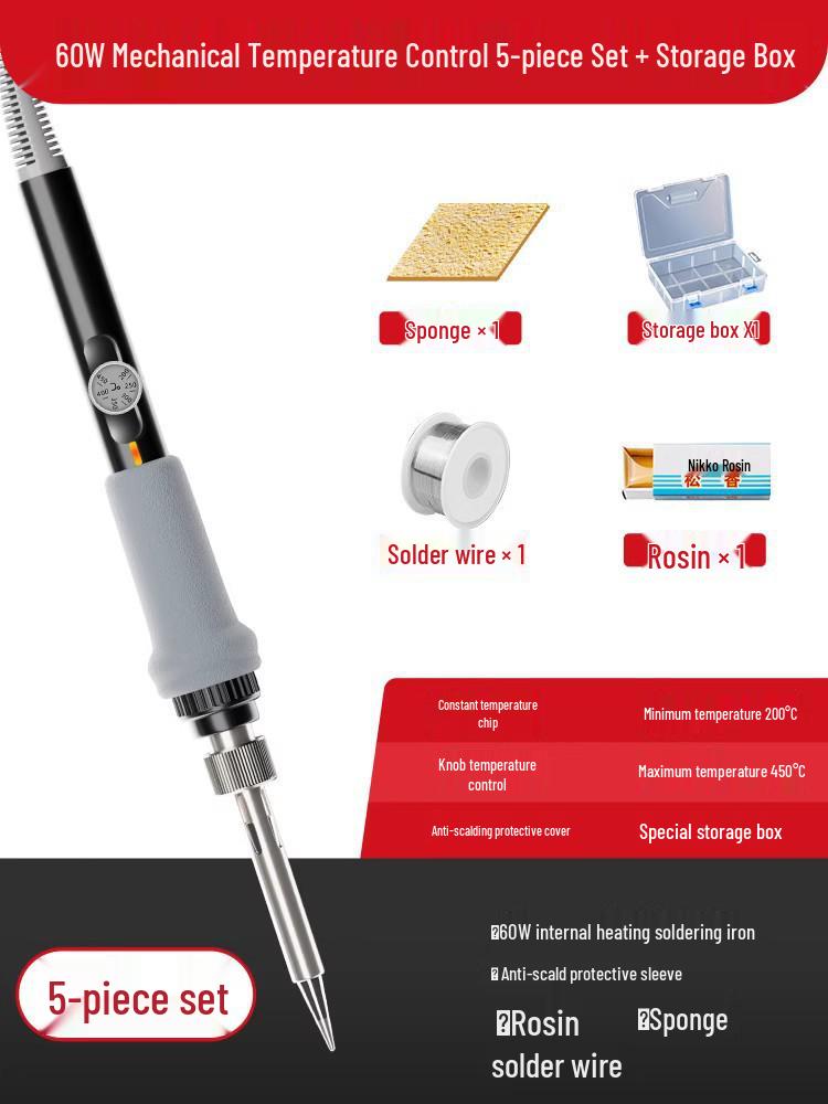 High-Power Electric Soldering Iron Set for Home and Student Use – Internal Heating Solder Gun and Welding Pen.
High-Power Electric Soldering Iron Set for Home and Student Use – Internal Heating Solder Gun and Welding Pen.