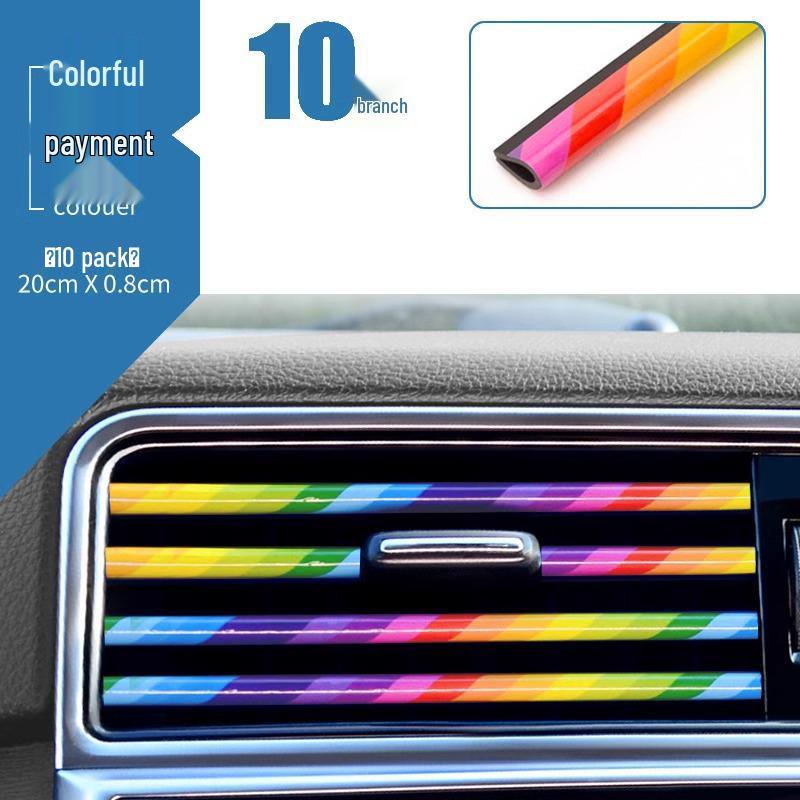 Universal Chrome Car AC Vent Decorative Strips
Universal Chrome Car AC Vent Decorative Strips