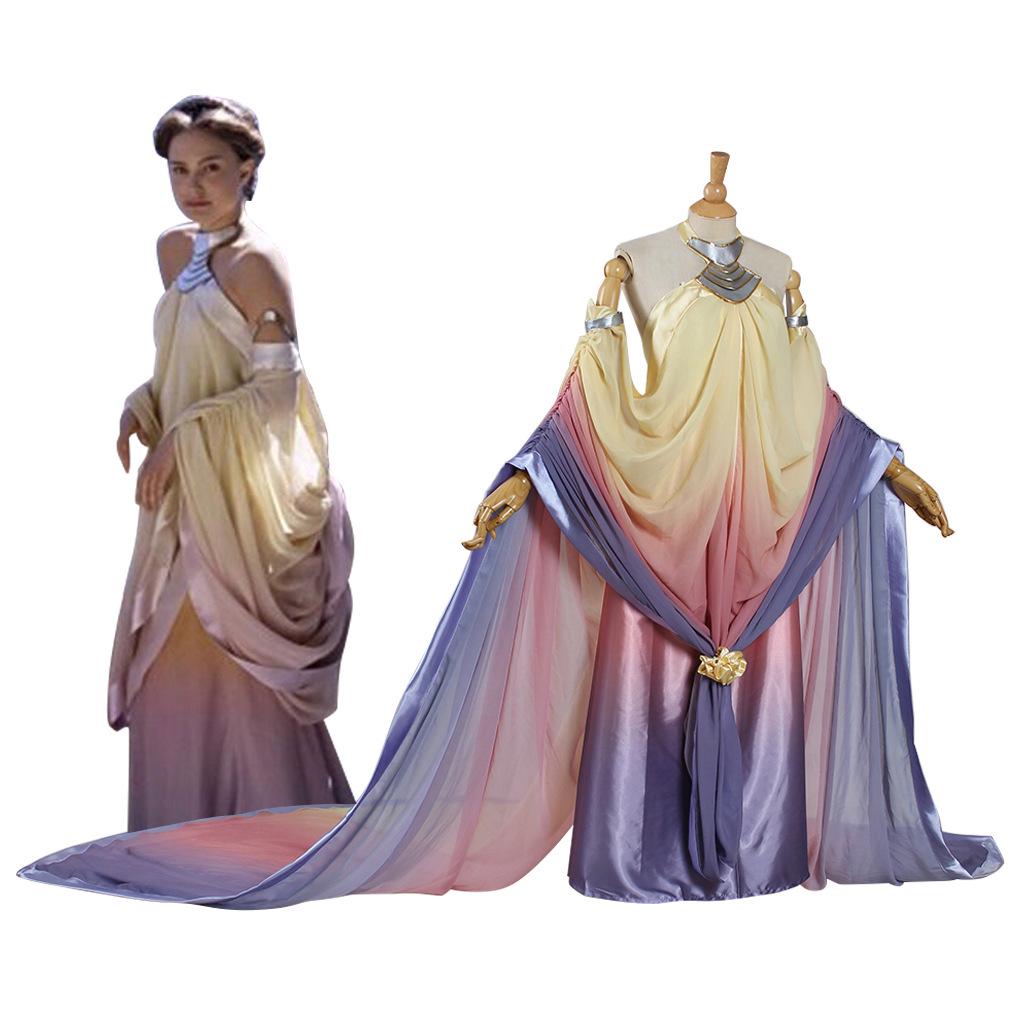 Star Wars Queen Amidala Naboo Cosplay Costume with Puff Sleeves | Court Style Role-Playing Outfit 3XL розовый
Star Wars Queen Amidala Naboo Cosplay Costume with Puff Sleeves | Court Style Role-Playing Outfit 3XL розовый