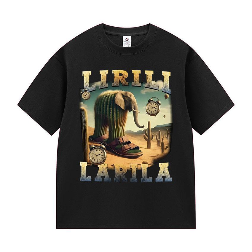 Lirili Larila Elephant with Sandals Funny Meme T Shirt Men Vintage Oversized T-Shirts Unisex Casual High Quality Cotton T Shirts 4XL
Lirili Larila Elephant with Sandals Funny Meme T Shirt Men Vintage Oversized T-Shirts Unisex Casual High Quality Cotton T Shirts 4XL