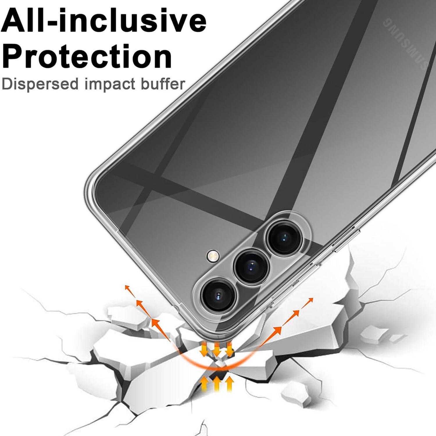 For Samsung Galaxy A26 5G Case Anti-Fingerprint Crystal Clear TPU Phone Cover Style A
For Samsung Galaxy A26 5G Case Anti-Fingerprint Crystal Clear TPU Phone Cover Style A