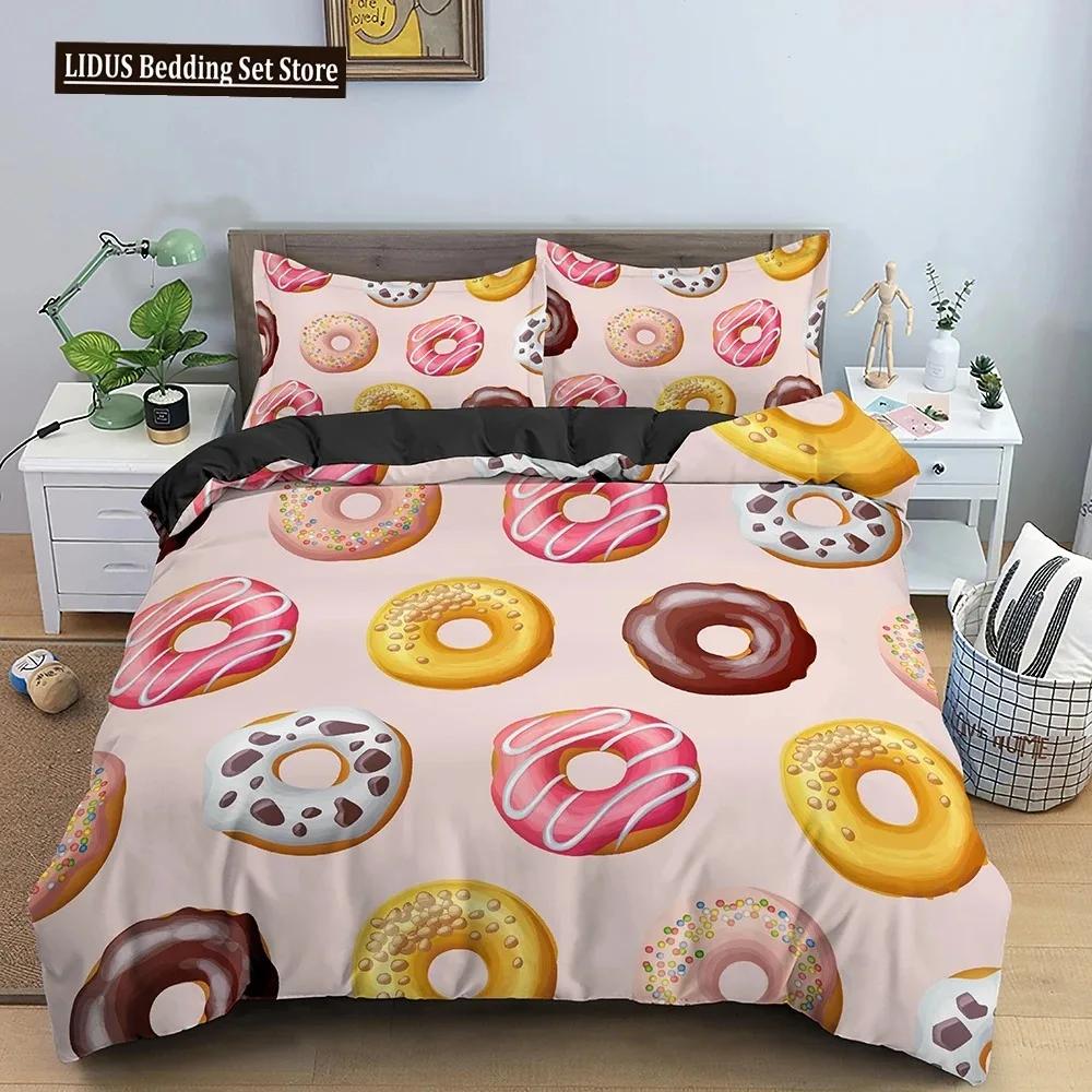 Donut Print King Quen Ful Sized Dimensions Beding Set Soft Duvet Cover Set Quilt Set For Adult Peoples Children Kids Tens Polyester Beding Bedrom 100*200cm Single
Donut Print King Quen Ful Sized Dimensions Beding Set Soft Duvet Cover Set Quilt Set For Adult Peoples Children Kids Tens Polyester Beding Bedrom 100*200cm Single
