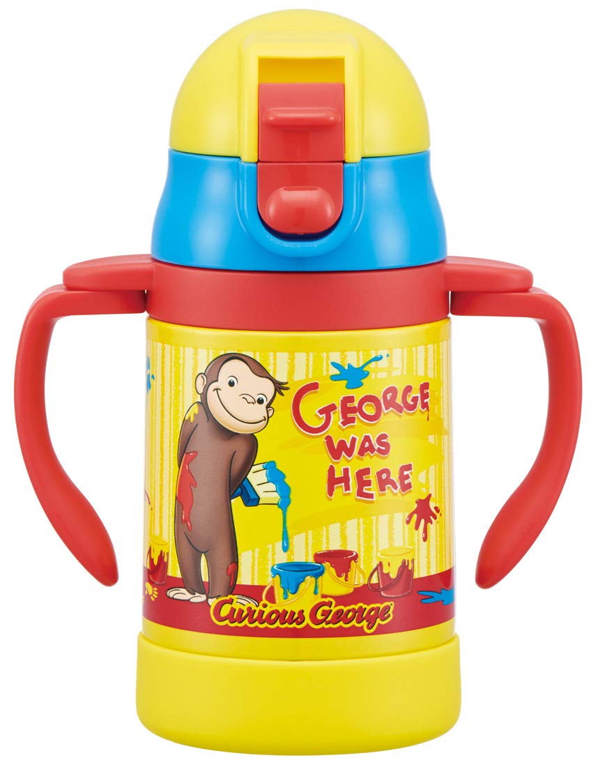 Skater Baby Two-Handed Straw Mug, 240ml, Stainless Steel, Curious George Design, Foldable Handle, STWM3
Skater Baby Two-Handed Straw Mug, 240ml, Stainless Steel, Curious George Design, Foldable Handle, STWM3