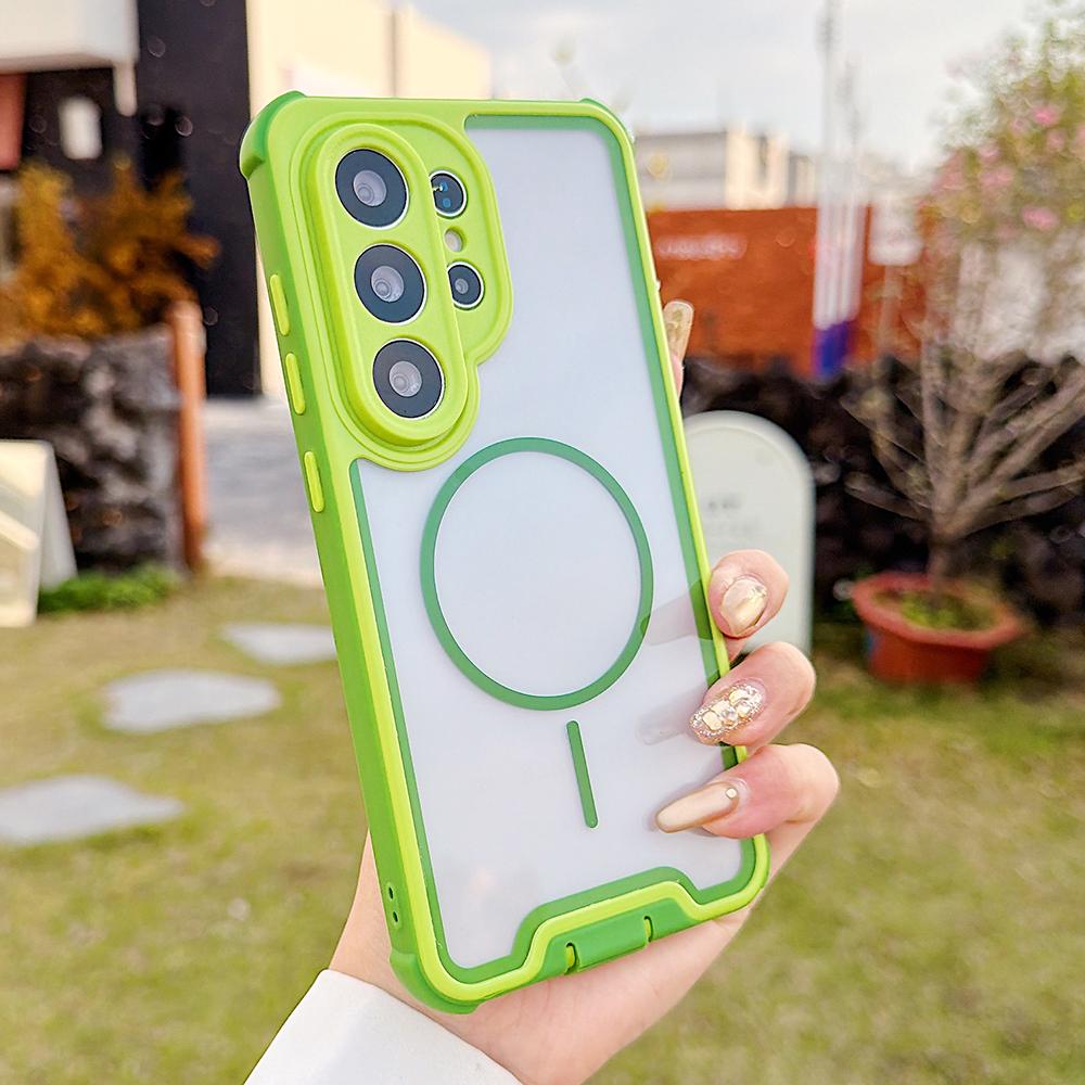 2in1 Shockproof For Magsafe Magnetic Case For Samsung S26 S25 S24 S23 Ultra Plus Hit Color Hybrid Transparent Back Cover Galaxy S23
2in1 Shockproof For Magsafe Magnetic Case For Samsung S26 S25 S24 S23 Ultra Plus Hit Color Hybrid Transparent Back Cover Galaxy S23