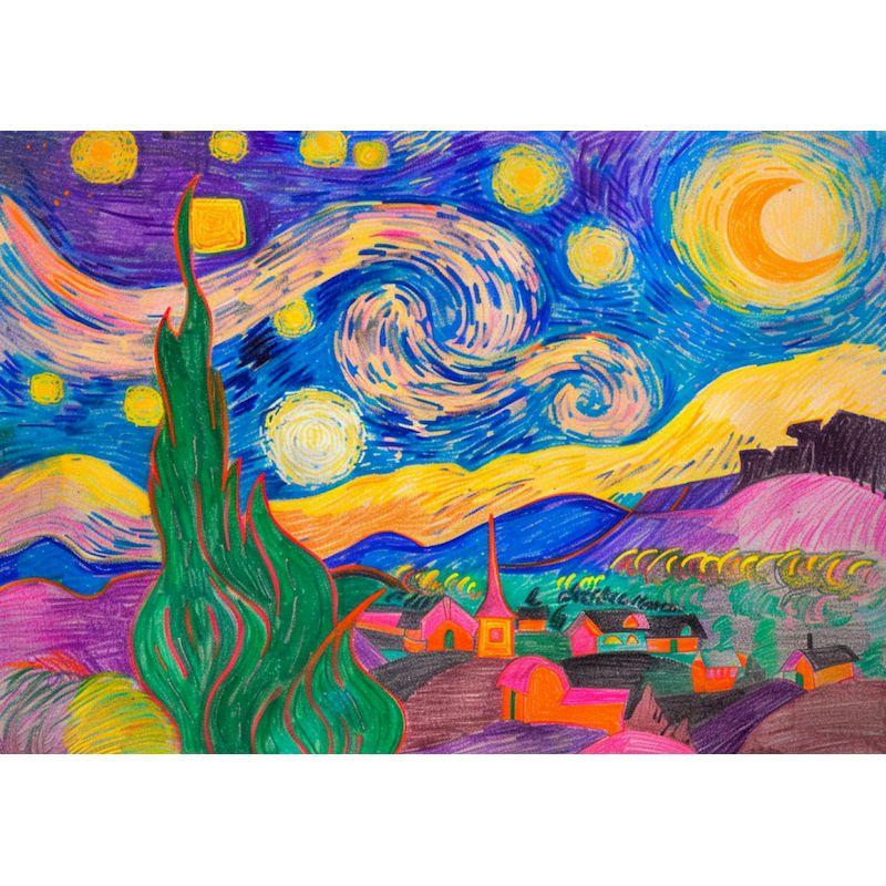 GATYZTORY Oil Painting By Numbers Starry Sky Landscape Handpainted Home Decoration Picture Night Digital Painting Canvas 30x20cm no frame
GATYZTORY Oil Painting By Numbers Starry Sky Landscape Handpainted Home Decoration Picture Night Digital Painting Canvas 30x20cm no frame