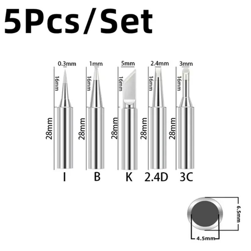 5 pieces of soldering irons with a 900M iron head set, hot bare copper electric iron heads
5 pieces of soldering irons with a 900M iron head set, hot bare copper electric iron heads