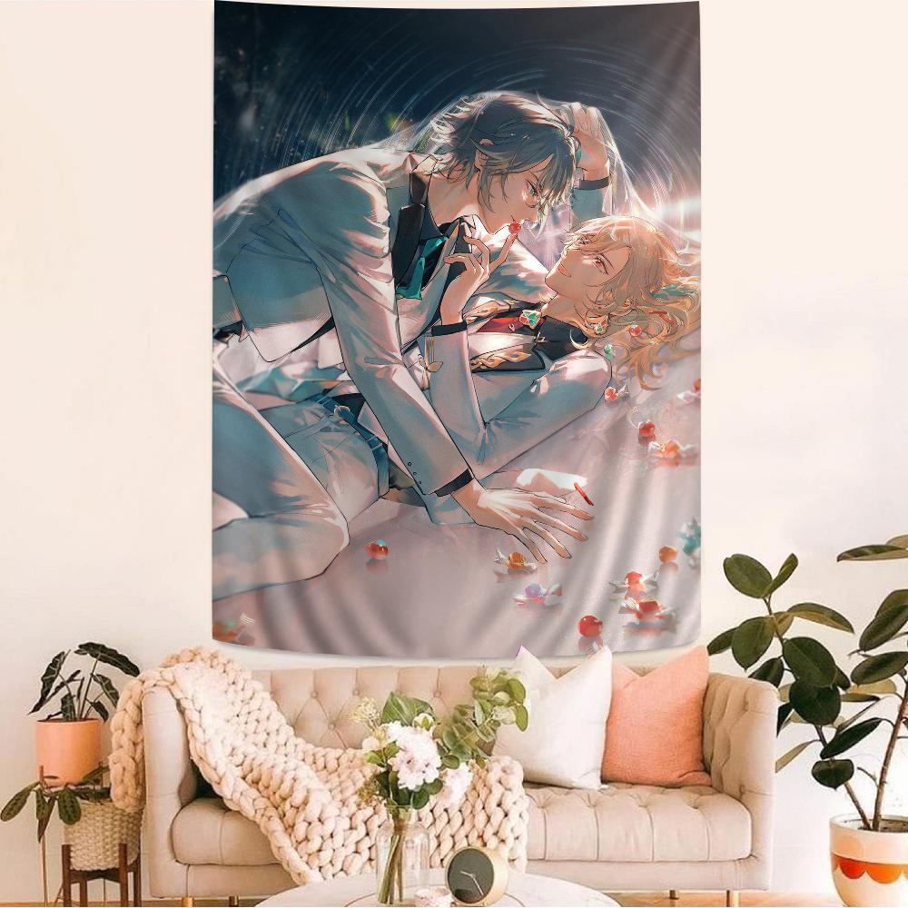 Genshin Impact Kaveh Alhaitham Anime Tapestry Hippie Flower Wall Carpets Dorm Decor Cheap Hippie Wall Hanging 74x94cm(29x37in)
Genshin Impact Kaveh Alhaitham Anime Tapestry Hippie Flower Wall Carpets Dorm Decor Cheap Hippie Wall Hanging 74x94cm(29x37in)