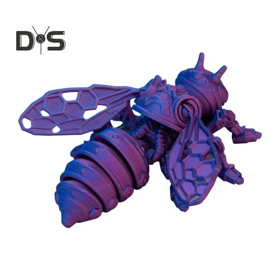 3D-печатная фигурка пчелы, подвижные суставы, фигурка пчелы, шарнирная модель животного, украшение, игрушка для снятия стресса, украшение для домашнего офиса, рабочего стола 9cm фиолетовый
3D-печатная фигурка пчелы, подвижные суставы, фигурка пчелы, шарнирная модель животного, украшение, игрушка для снятия стресса, украшение для домашнего офиса, рабочего стола 9cm фиолетовый