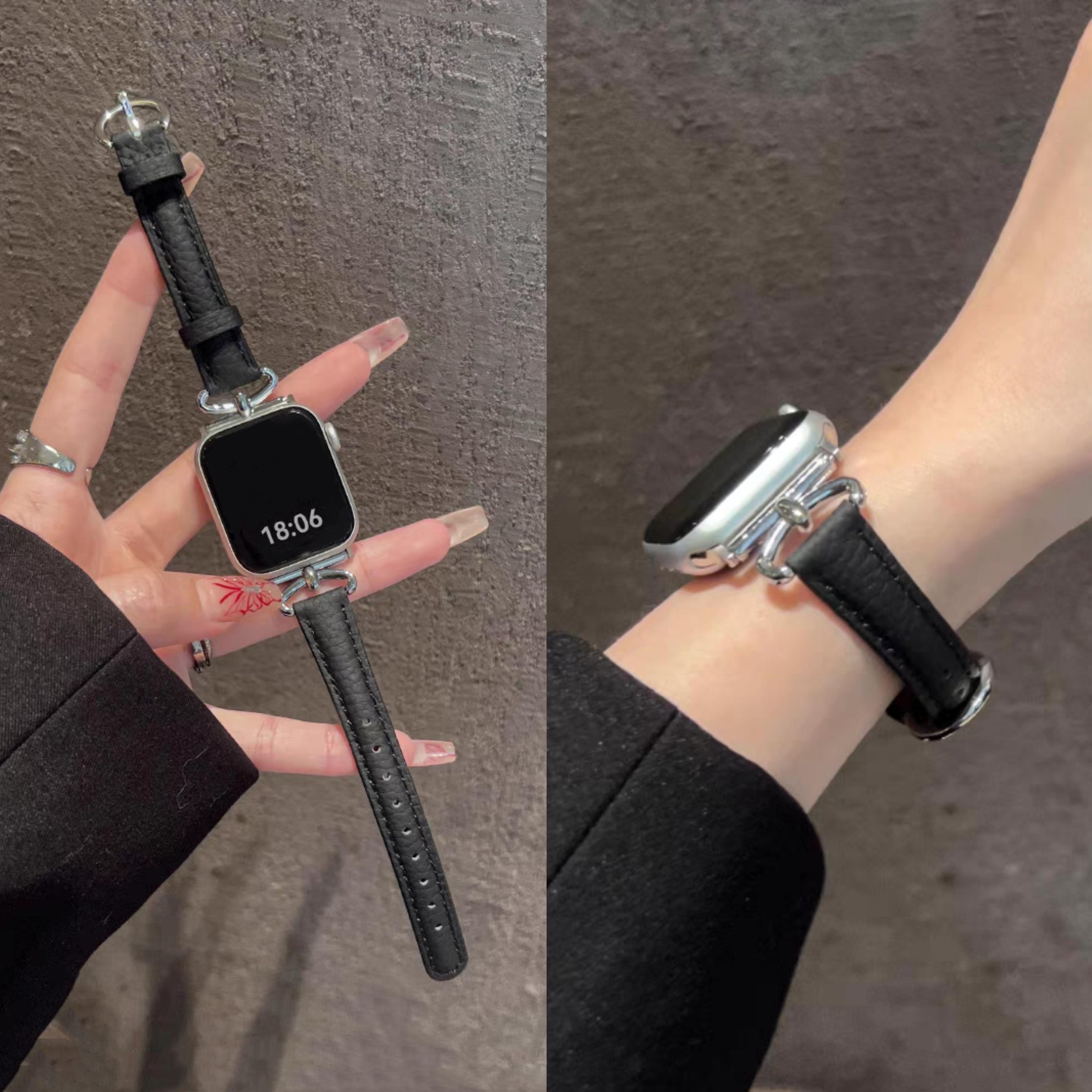 Leather loop For Apple Watch band women Series Ultra 11/10/9/8/7 38mm 40mm 41mm 42mm 44mm 45mm 46mm Strap S10 S11 46MM чорний
Leather loop For Apple Watch band women Series Ultra 11/10/9/8/7 38mm 40mm 41mm 42mm 44mm 45mm 46mm Strap S10 S11 46MM чорний