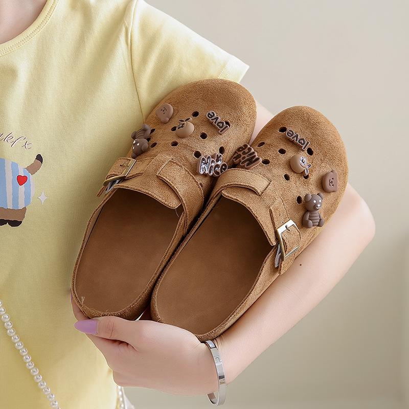 Casual Birkenstocks women s summer new bag head slippers retro versatile without heel half drag outside sandals Y 40 верблюд
Casual Birkenstocks women s summer new bag head slippers retro versatile without heel half drag outside sandals Y 40 верблюд