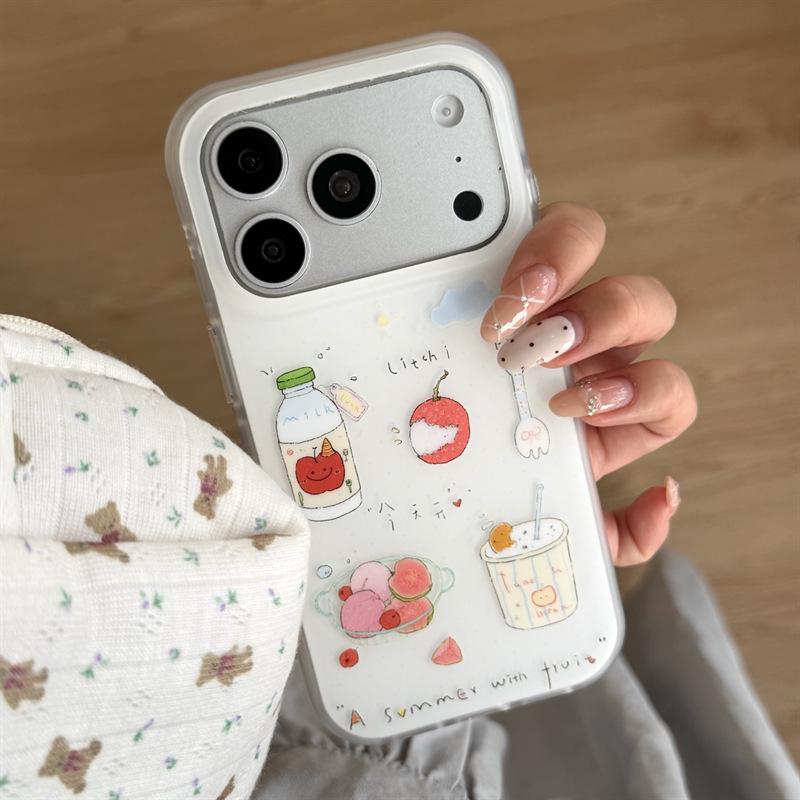 Lychee Chain iPhone 17/16/15 Pro Max Summer Milk Bottle High-End Phone Case iPhone 17
Lychee Chain iPhone 17/16/15 Pro Max Summer Milk Bottle High-End Phone Case iPhone 17