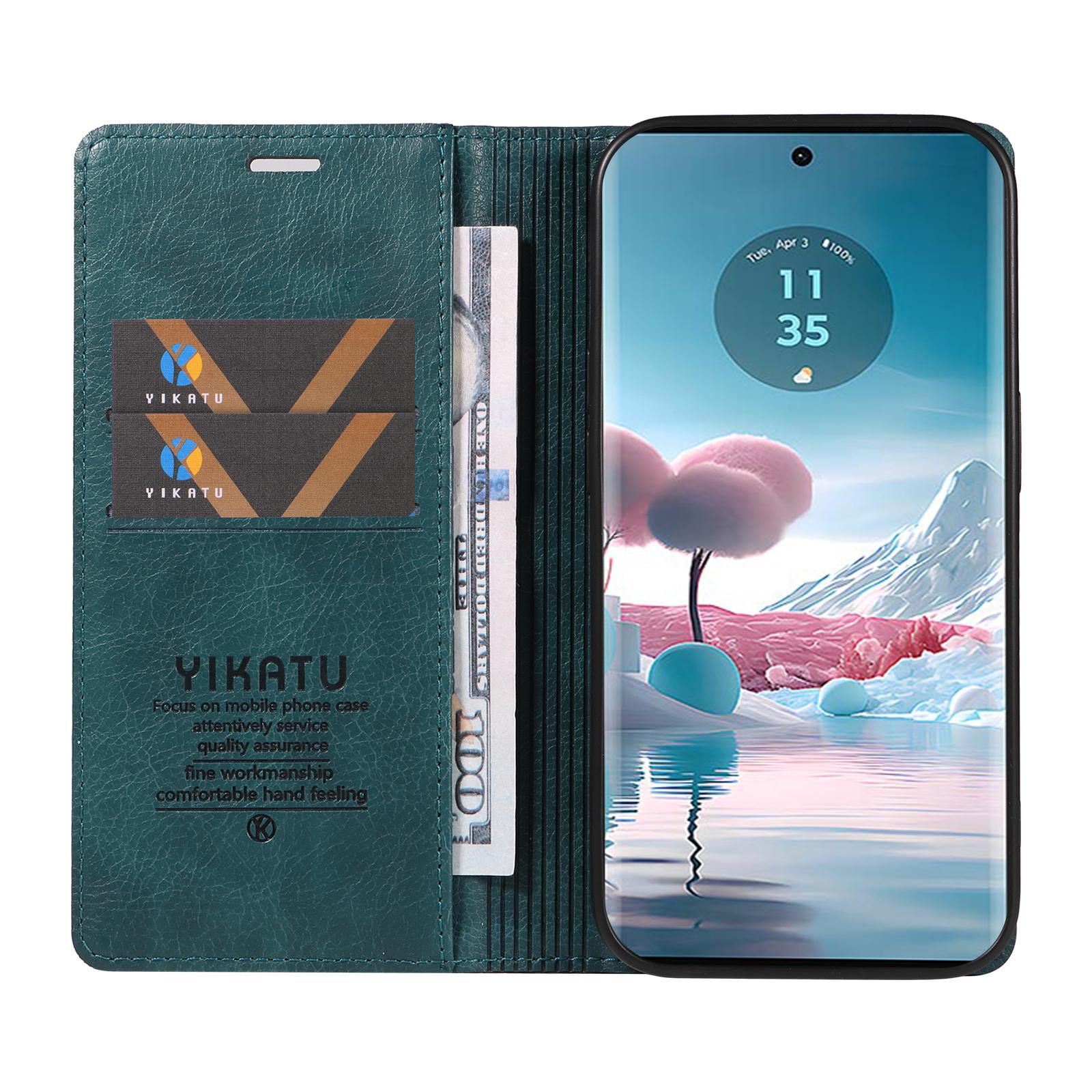 YIKATU YK-006 For Motorola Edge 40 Neo 5G Case Magnetic Flip Folio Leather Wallet Phone Cover Blue
YIKATU YK-006 For Motorola Edge 40 Neo 5G Case Magnetic Flip Folio Leather Wallet Phone Cover Blue