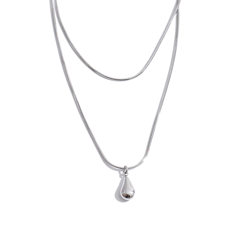 Yhpup Stainless Steel Double-Layer Chain Chic Pendant Drop Necklace 2026 Fashion Stain Less Metal Charm Casual Daily Jewelry
Yhpup Stainless Steel Double-Layer Chain Chic Pendant Drop Necklace 2026 Fashion Stain Less Metal Charm Casual Daily Jewelry