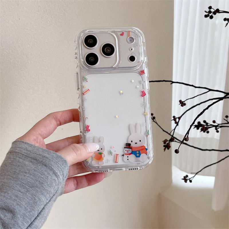 Sequin Edging Christmas Rabbit Phone Case for iPhone 14/15/16 Pro Max/17 Apple 14
Sequin Edging Christmas Rabbit Phone Case for iPhone 14/15/16 Pro Max/17 Apple 14