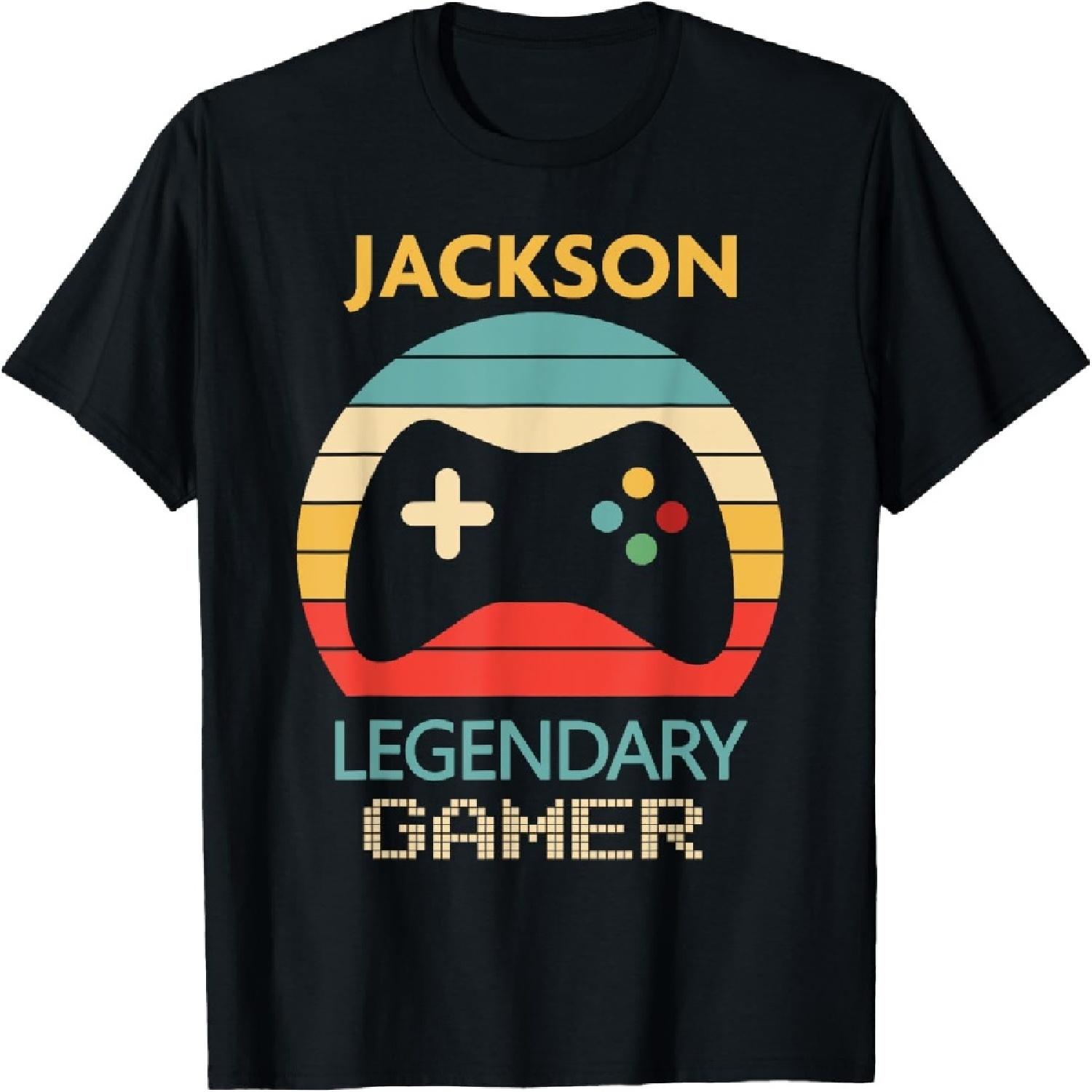Jackson Name Gift - Personalized Legendary Gamer T-Shirt XXXXXL чорний
Jackson Name Gift - Personalized Legendary Gamer T-Shirt XXXXXL чорний