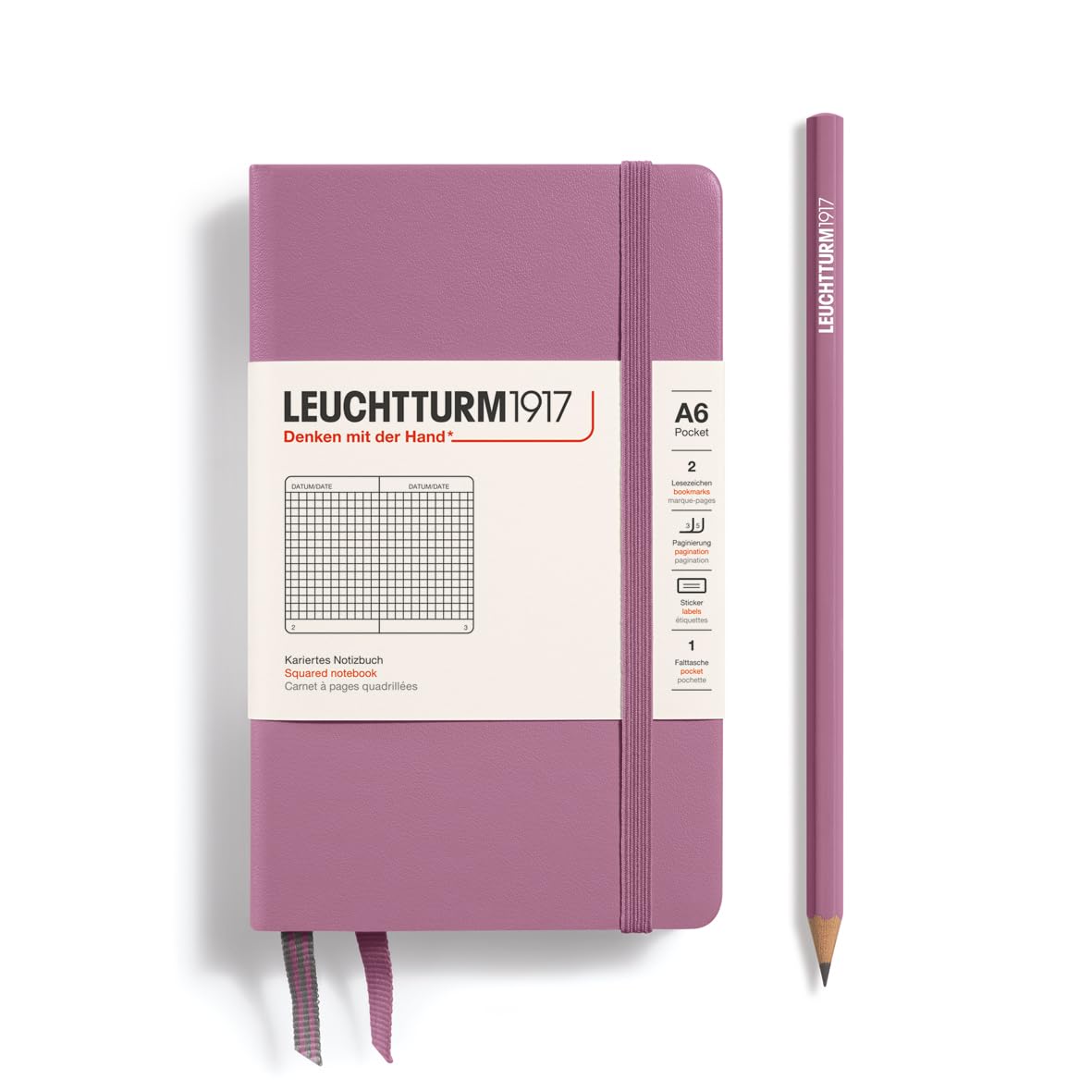 LEUCHTTURM1917 Notebook A6 Dotted Dusty Rose 372356
LEUCHTTURM1917 Notebook A6 Dotted Dusty Rose 372356