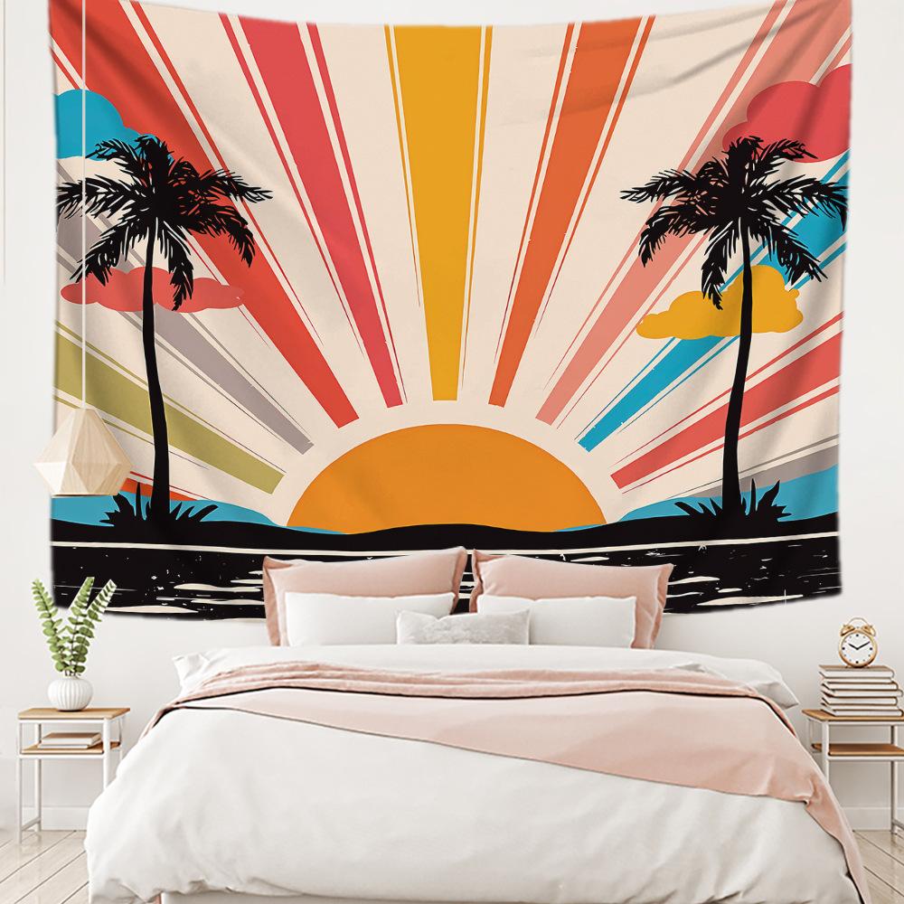 Nordic style minimalist sunset decorative tapestry for living room kitchen partition fabric room bed head wall tapestry 74x94cm(29x37in)
Nordic style minimalist sunset decorative tapestry for living room kitchen partition fabric room bed head wall tapestry 74x94cm(29x37in)