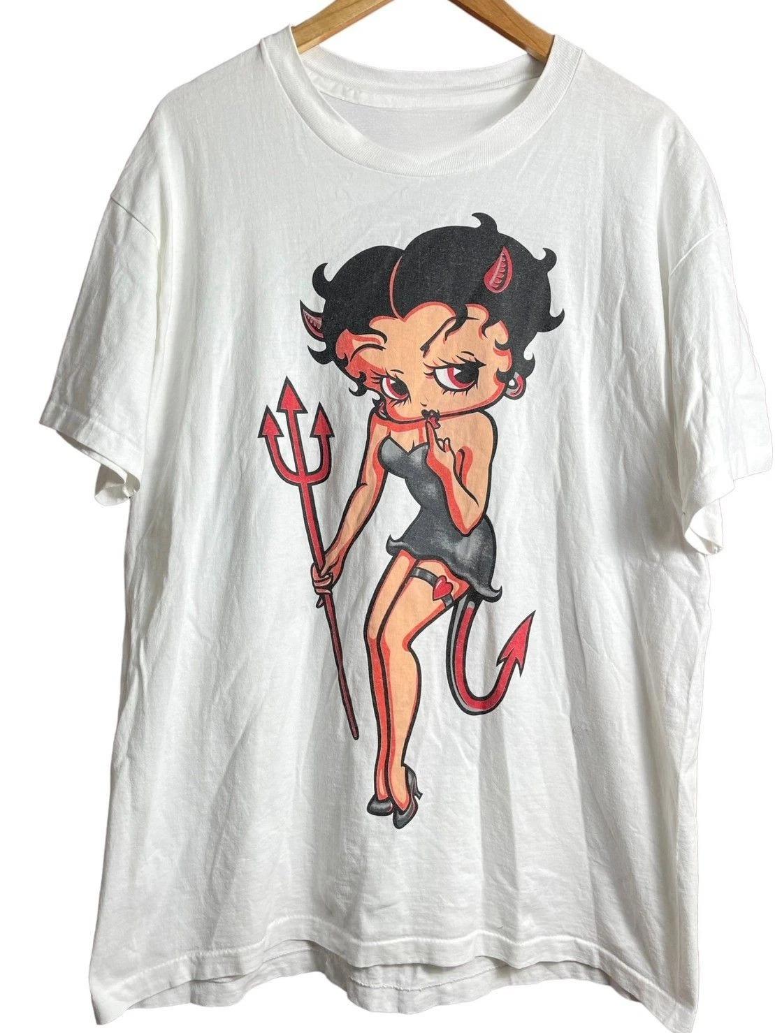 Vintage Betty Boop Devil Graphic 100Cotton Unisexs Short Sleeve unisex Oversized Selling Popular Fashion High Quality Tshirt M
Vintage Betty Boop Devil Graphic 100Cotton Unisexs Short Sleeve unisex Oversized Selling Popular Fashion High Quality Tshirt M