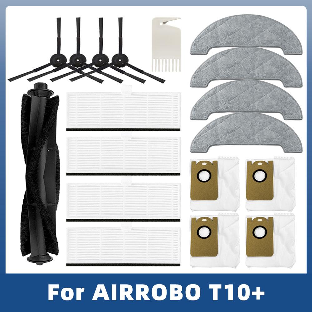 Spare Parts For AIRROBO T10+ Robot Vacuum Cleaner Accessories Main Brush Side Brush Hepa Filter Dust Bag Mop Rag Cloth
Spare Parts For AIRROBO T10+ Robot Vacuum Cleaner Accessories Main Brush Side Brush Hepa Filter Dust Bag Mop Rag Cloth