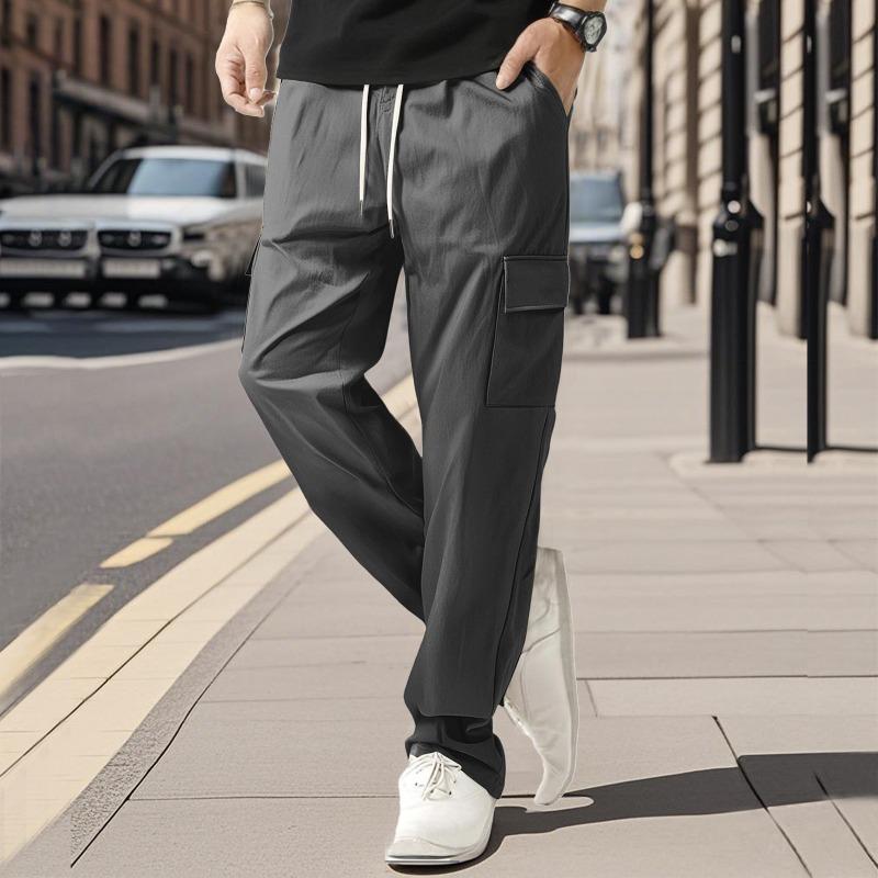 Чоловічі повсякденні штани прямого крою Літні вільні тонкі Модні спортивні комбінезони на шнурку S сірий колір
Чоловічі повсякденні штани прямого крою Літні вільні тонкі Модні спортивні комбінезони на шнурку S сірий колір