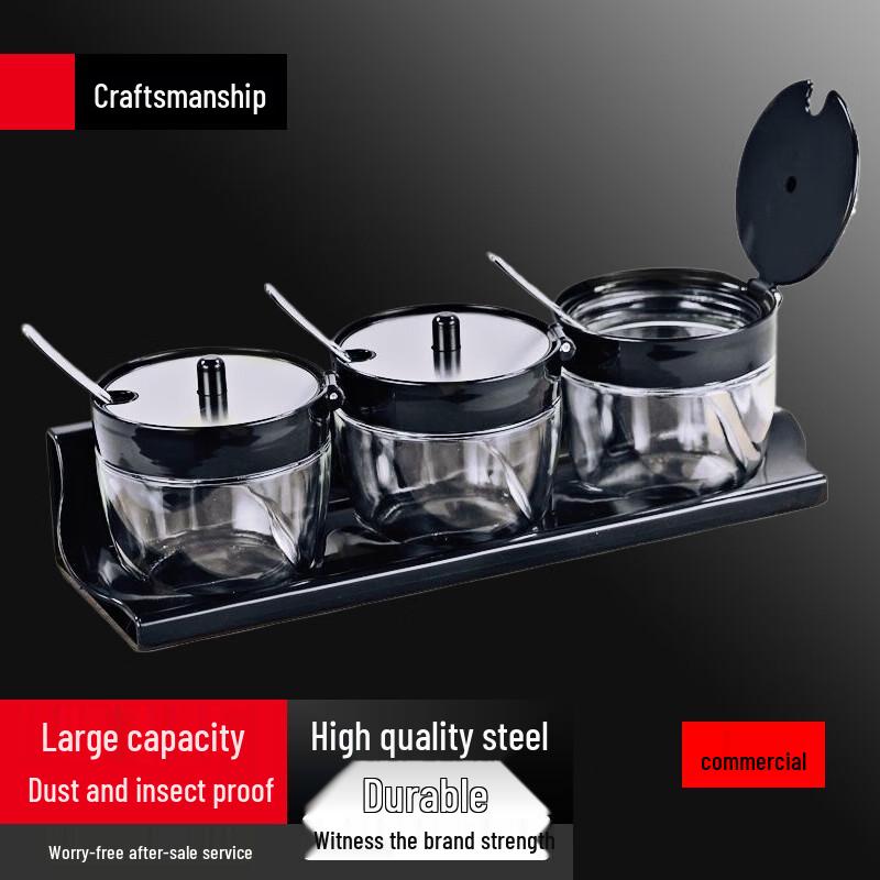 Набор стеклянных баночек для специй Yingbai Light Luxury, 3 яруса
Набор стеклянных баночек для специй Yingbai Light Luxury, 3 яруса