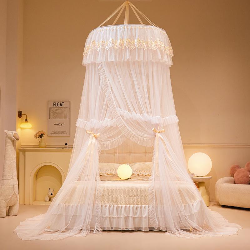 Elegant No-Installation Princess Mosquito Net: European-Style Hanging Dome Bed Canopy for Adults & Children Fits Bed 1.2~2.2m
Elegant No-Installation Princess Mosquito Net: European-Style Hanging Dome Bed Canopy for Adults & Children Fits Bed 1.2~2.2m