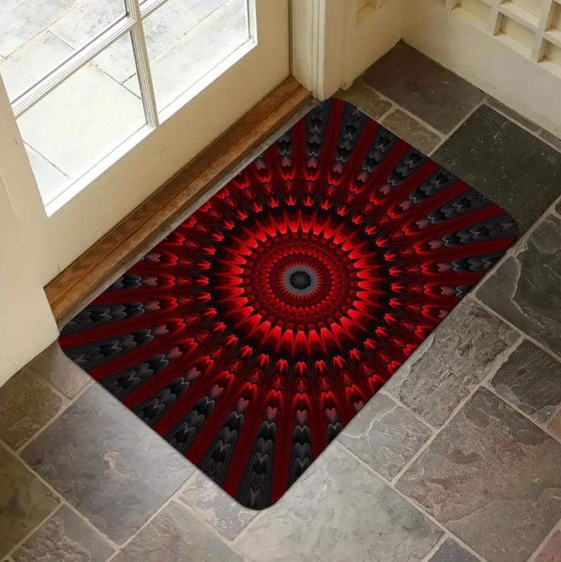 2D Spiral Print Doormat Soft Non-Slip Entrance Rug Psychedelic Geometric Pattern Floor Carpet for Entryway Indoor Home Decor 40x60cm
2D Spiral Print Doormat Soft Non-Slip Entrance Rug Psychedelic Geometric Pattern Floor Carpet for Entryway Indoor Home Decor 40x60cm