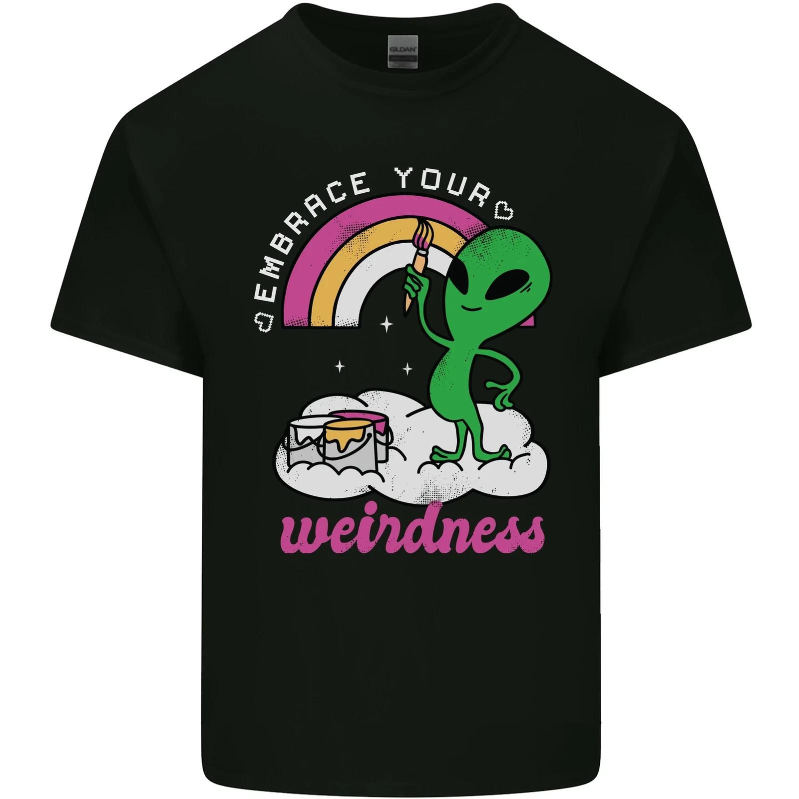 Alien Embrace Your Weirdness Funny LGBT Kids T-Shirt Childrens L
Alien Embrace Your Weirdness Funny LGBT Kids T-Shirt Childrens L