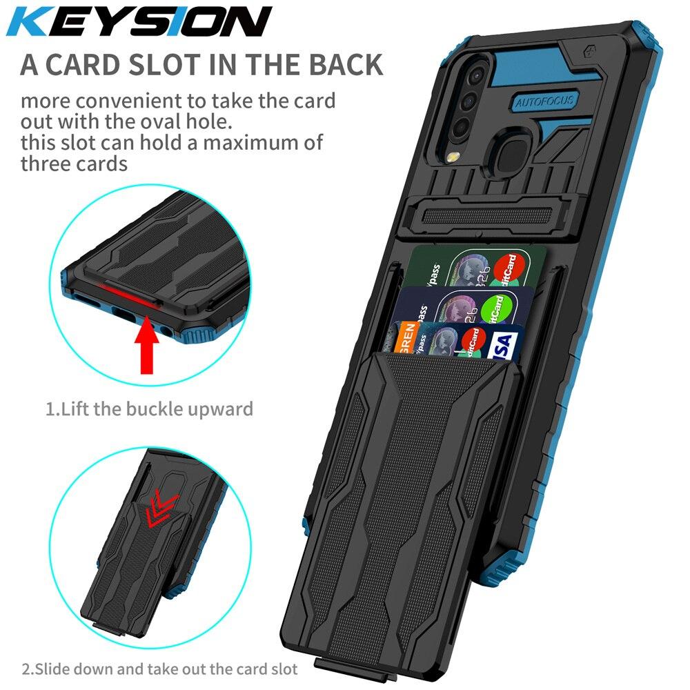 KEYSION Ударопрочный чехол для VIVO Y17 Y12 Y15 2020 Карта Карманная сумка Стенд камера Защита телефон Задняя крышка для VIVO Y11 2019
KEYSION Ударопрочный чехол для VIVO Y17 Y12 Y15 2020 Карта Карманная сумка Стенд камера Защита телефон Задняя крышка для VIVO Y11 2019