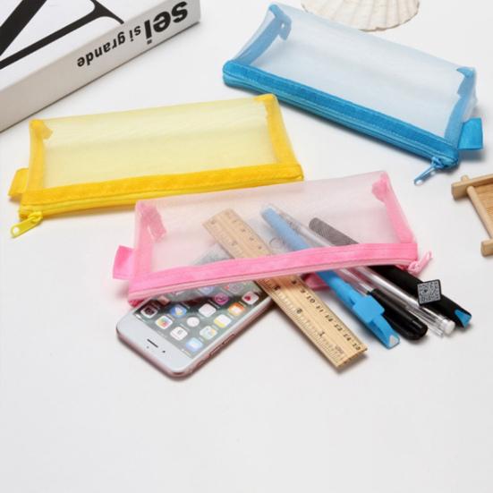 Durable Zipper Closure Storing Easy to Carry Solid Colour Stationery Storage Pouch School Supplies Pencil Holder
Durable Zipper Closure Storing Easy to Carry Solid Colour Stationery Storage Pouch School Supplies Pencil Holder