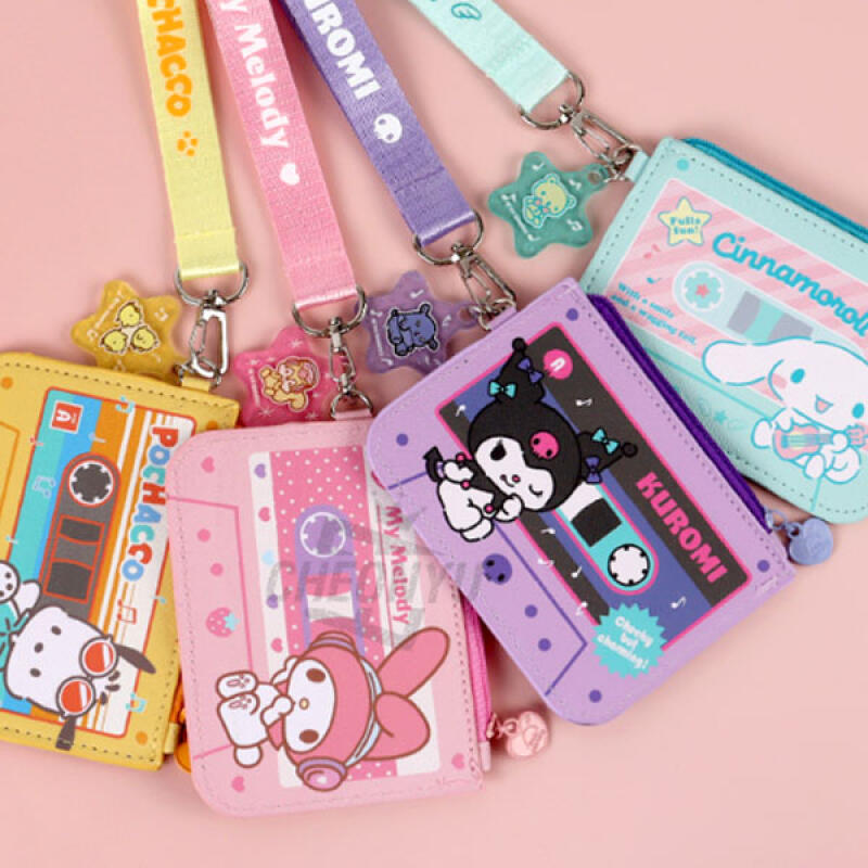 Гаманець-кардхолдер на блискавці Sanrio (Виберіть один із чотирьох типів) Pochacco
Гаманець-кардхолдер на блискавці Sanrio (Виберіть один із чотирьох типів) Pochacco