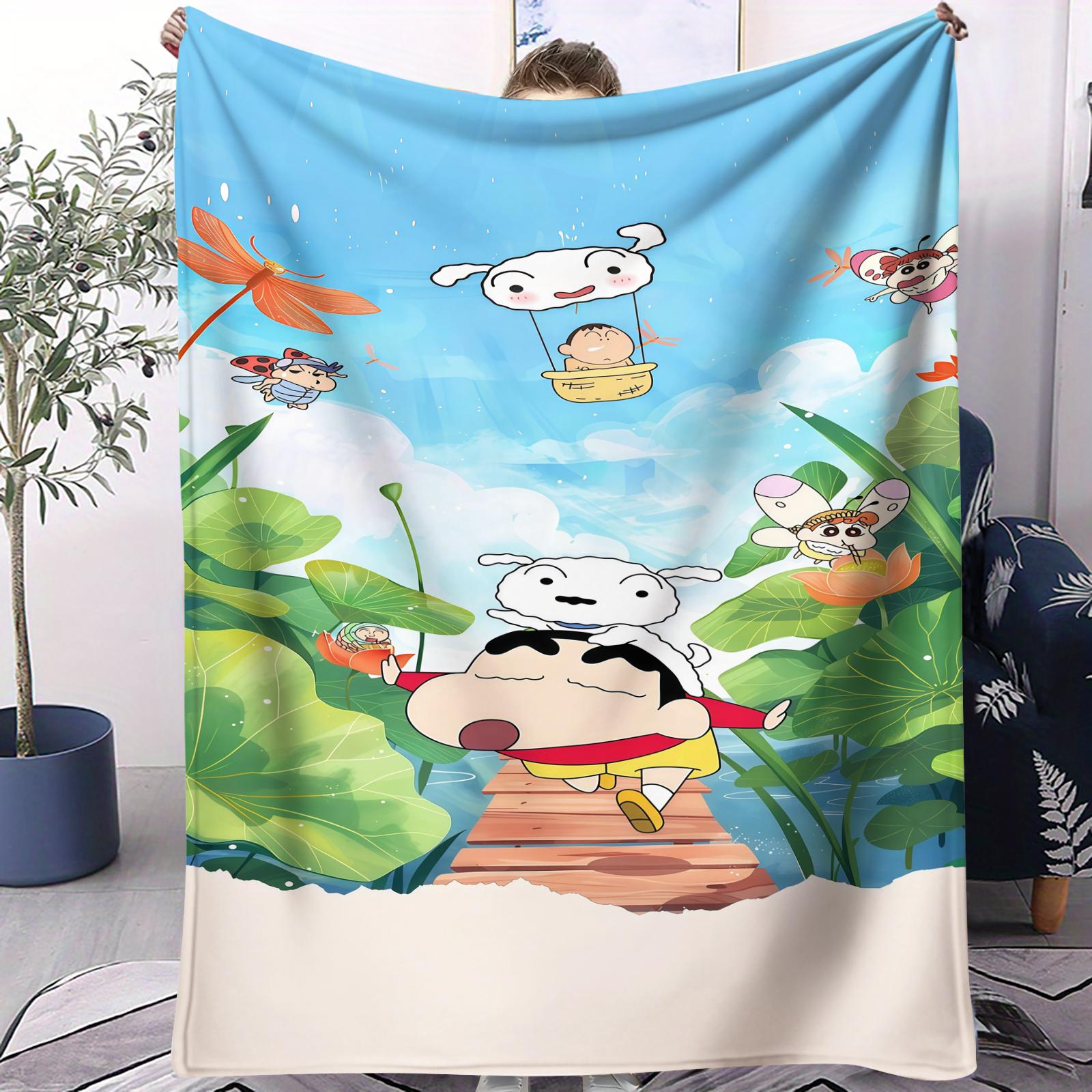 Crayon Shinchan Classic Anime Small Cover Blanket Soft Comfortable SkinFriendly For Bed Bedroom Dorm Sofa Car Camping Party Gift 70x100cm
Crayon Shinchan Classic Anime Small Cover Blanket Soft Comfortable SkinFriendly For Bed Bedroom Dorm Sofa Car Camping Party Gift 70x100cm