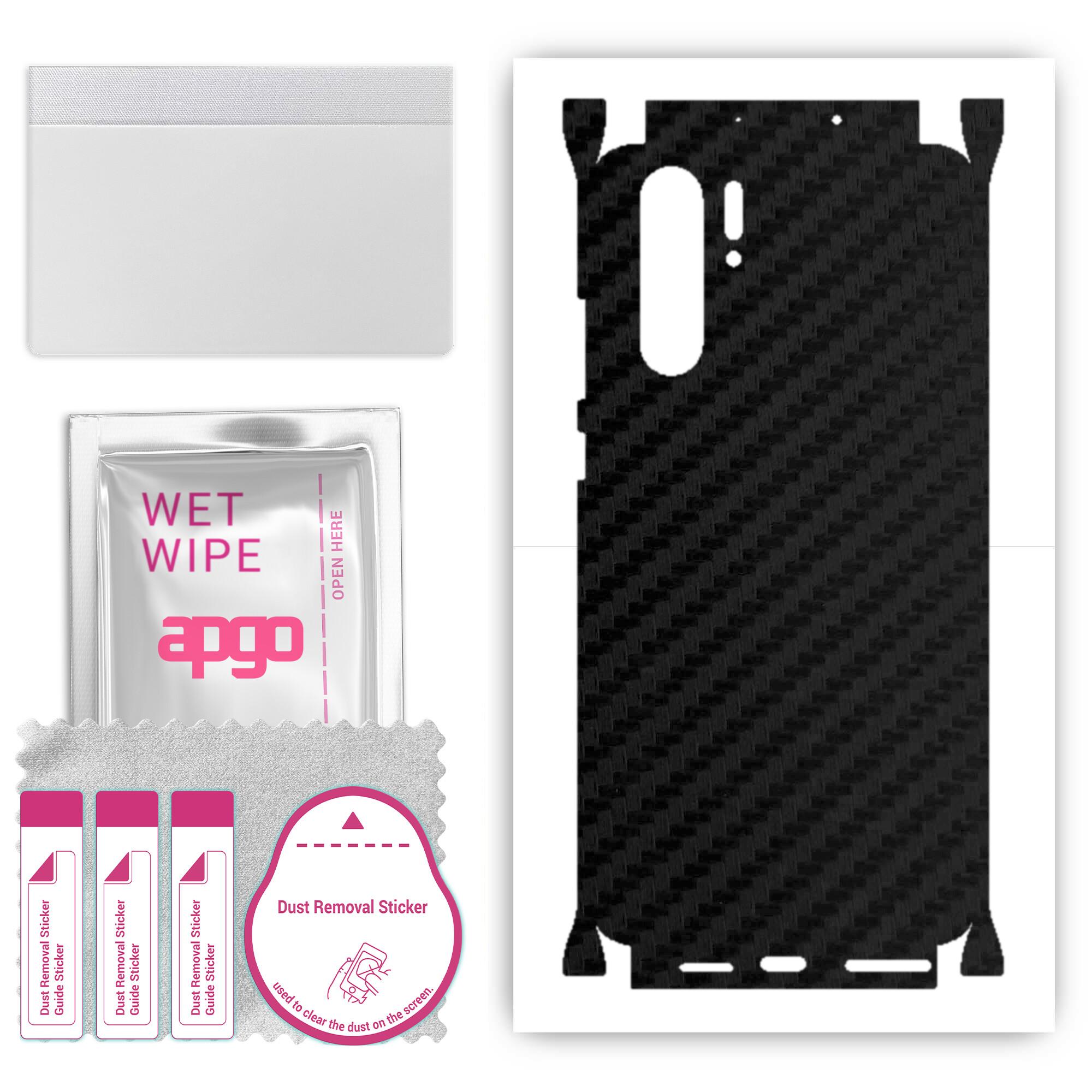 Apgo Protective Skin Sticker for the back+sides compatible with Huawei P30 Pro, Full Wrap Film, Foil, Vinyl - Pattern Carbon Black
Apgo Protective Skin Sticker for the back+sides compatible with Huawei P30 Pro, Full Wrap Film, Foil, Vinyl - Pattern Carbon Black