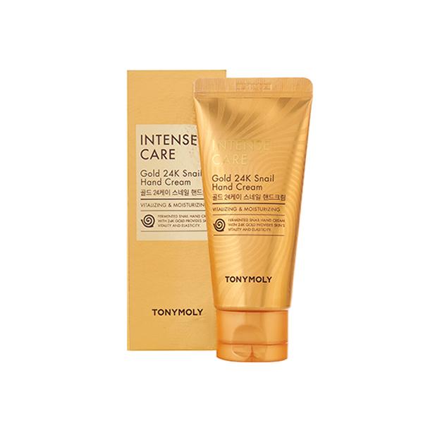 Крем для рук TONY MOLY INTENSE CARE Gold 24K Snail Hand с муцином улитки и коллоидным золотом, осветляющий, питательный, против морщин, Корея 60 мл
Крем для рук TONY MOLY INTENSE CARE Gold 24K Snail Hand с муцином улитки и коллоидным золотом, осветляющий, питательный, против морщин, Корея 60 мл