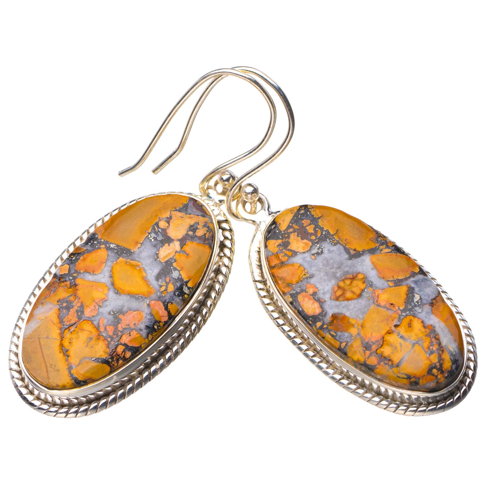 StarGems® Natural Brecciated Mookaite Handmade 925 Sterling Silver Earrings 1.75 D7417
StarGems® Natural Brecciated Mookaite Handmade 925 Sterling Silver Earrings 1.75 D7417