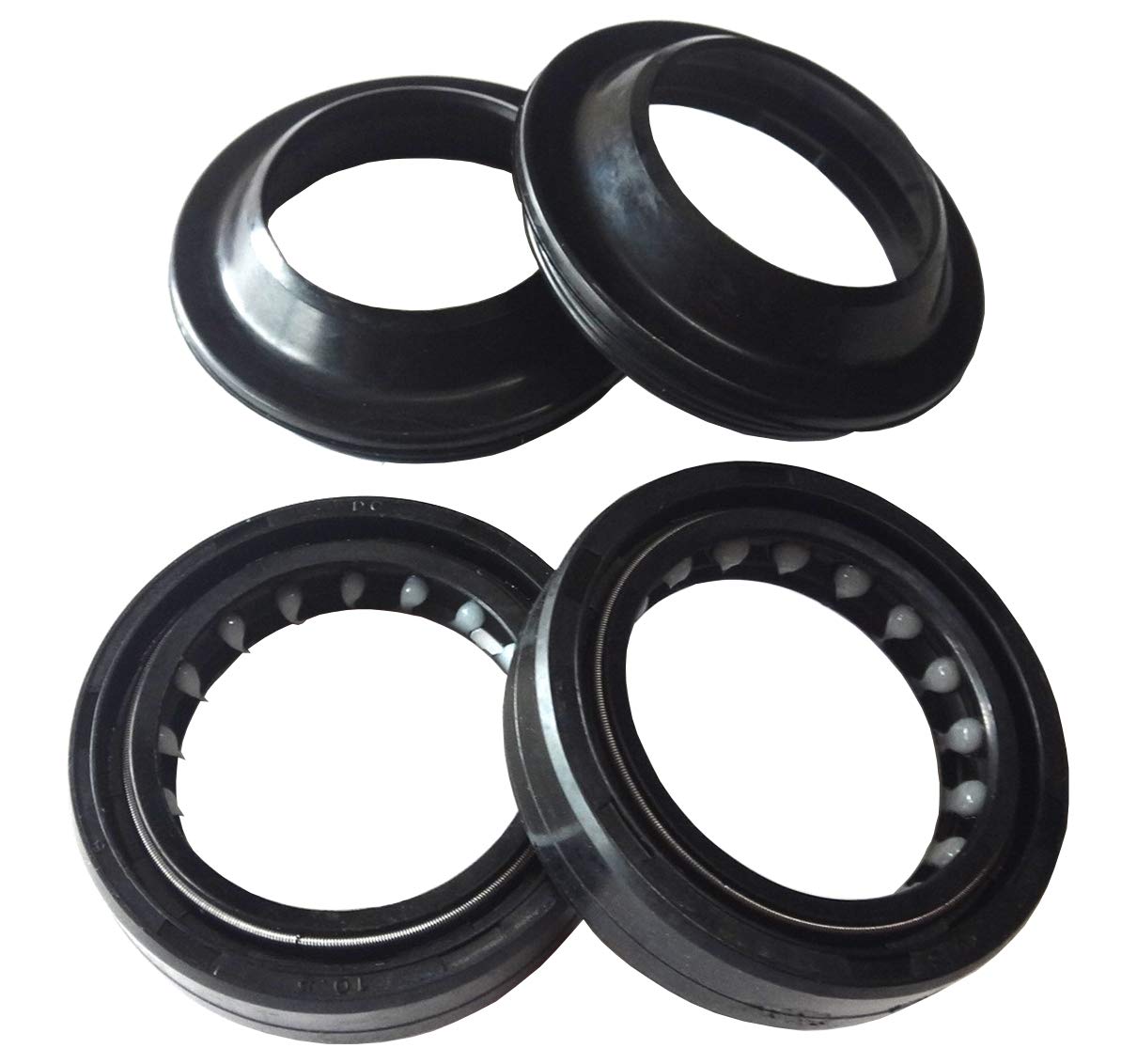 PieceofpeaceproductGeneral-purpose oil seal dust sealSet of 4 for one carFront fork 31mm33mm41mm43mm (41mm set)
PieceofpeaceproductGeneral-purpose oil seal dust sealSet of 4 for one carFront fork 31mm33mm41mm43mm (41mm set)