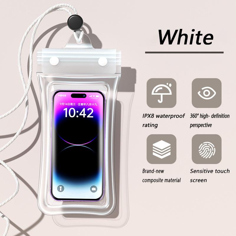 Underwater Phone Protector Touchable Waterproof Transparent with Lanyard Case for Swimming&Diving Universal Sealed CellPhone Bag 22X12cm
Underwater Phone Protector Touchable Waterproof Transparent with Lanyard Case for Swimming&Diving Universal Sealed CellPhone Bag 22X12cm