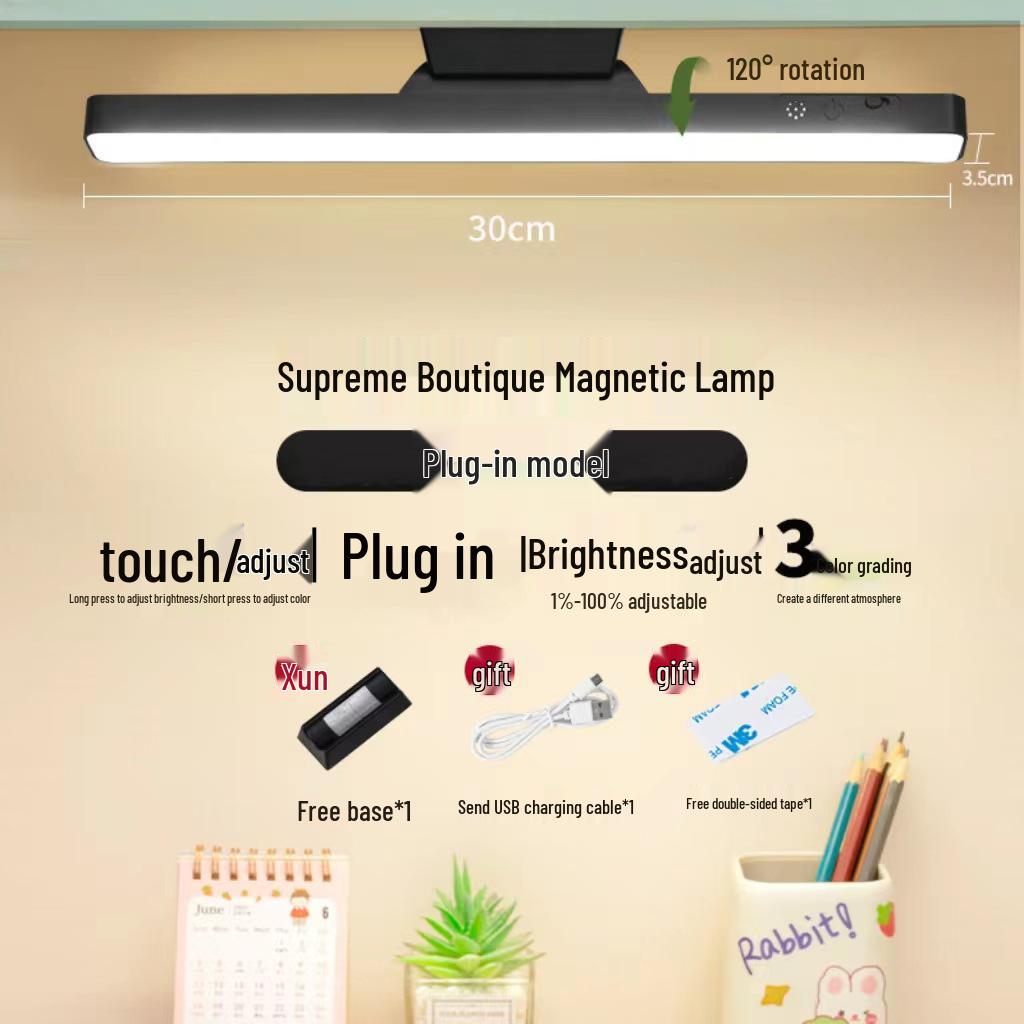 LED Eye-Protection Magnetic Desk Lamp - Smart Soft Light for Students
LED Eye-Protection Magnetic Desk Lamp - Smart Soft Light for Students