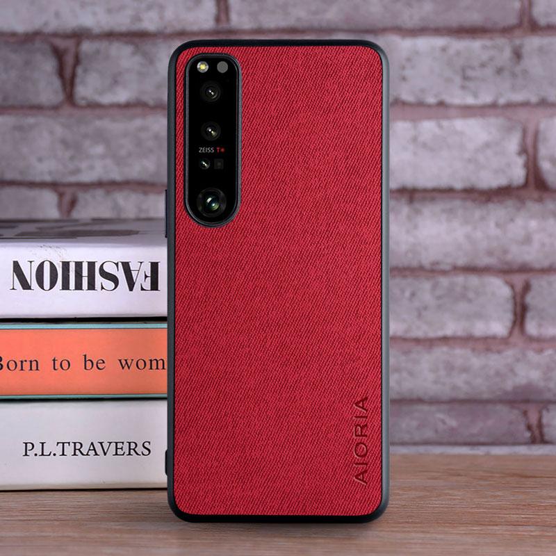 Case for Sony Xperia 10 5 1 Ace 2 II III IV Coque Luxury Textile Leather Phone Cover for Sony Xperia Ace Iii Case Funda Capa Xperia 5 II червоний
Case for Sony Xperia 10 5 1 Ace 2 II III IV Coque Luxury Textile Leather Phone Cover for Sony Xperia Ace Iii Case Funda Capa Xperia 5 II червоний